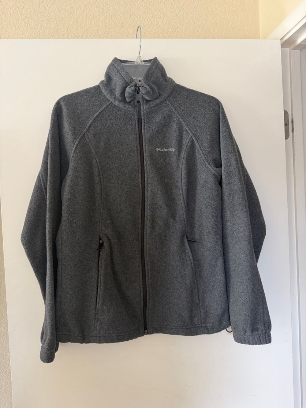 Columbia Charcoal Gray Full-Zip Fleece Jacket